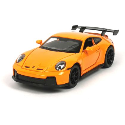 Метална кола Porsche 911 GT3, С отварящи се врати, 1:32, Оранжева