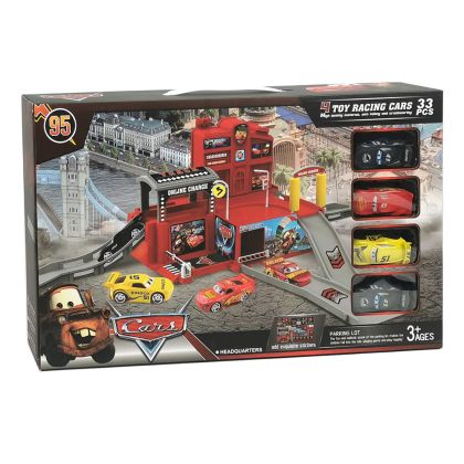 Детски паркинг, Колите маккуин, Cars с 4 коли