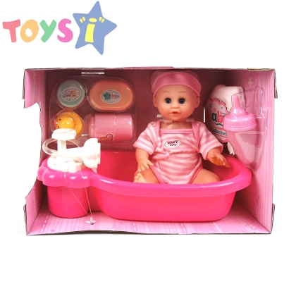 Кукла бебе, С вана за къпане и аксесоари