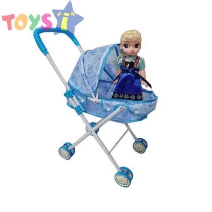Детска количка за кукли, С кукла Елза