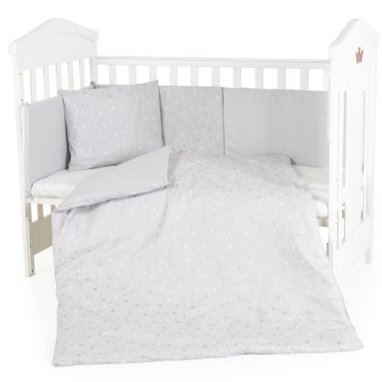 Спален комплект 6 части 120/60 NOOK Grey stars