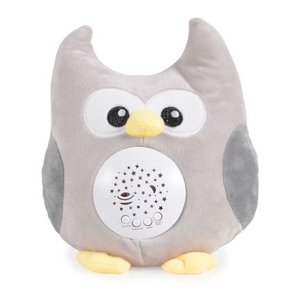 Нощна лампа и проектор с бял шум Plush Сова FM666-26