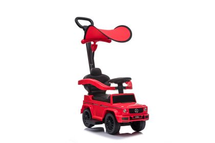 Кола за бутане с дръжка Mercedes Benz G350d 653-P червен