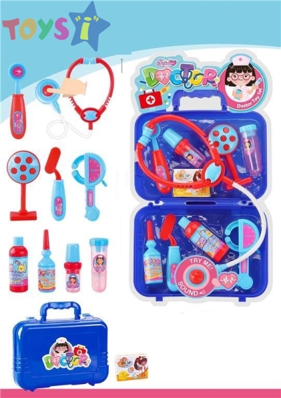 Детски лекарски комплекти на блистер в куфар