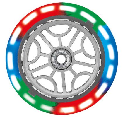 Комплект от 2 бр.предни LED светещи колела АВЕС 5 за тротинетки Globber Primo/EVO/Elite