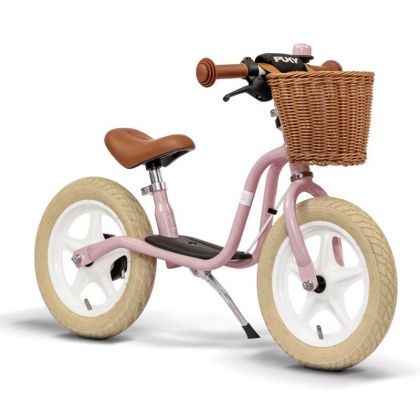 Баланс колело с кошничка PUKY LR 1L CLASSIC в ретро розов цвят