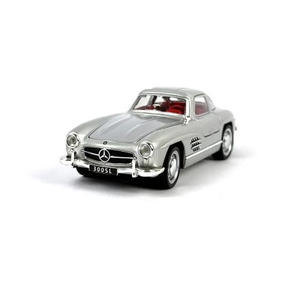 Метална кола Mercedes SL, Светлини, Звук, Сив, 1:32, Без опаковка