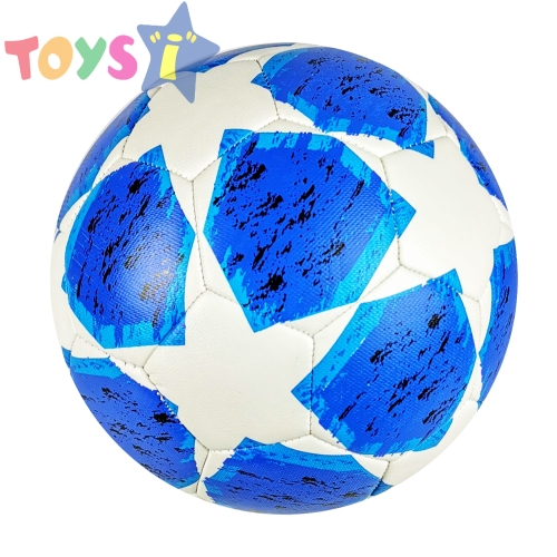 Футболна топка със звезди, Синя