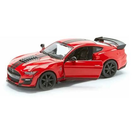 Метална кола Ford Mustang GT500, 1:18 мащаб, Червен, Без опаковка