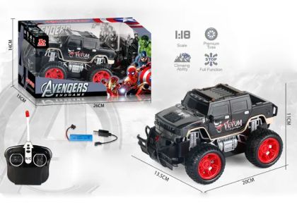 Джип с дистанционно Avengers Venom – 1:18, акумулаторна батерия, пълен контрол