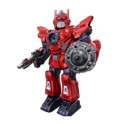 Детски робот, С пушек и движещи се части, Червен