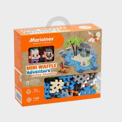Мини вафлен конструктор Marioinex &quot; Приключение на островът на съкровищата&quot;, 148 части
