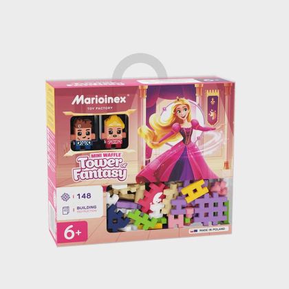 Мини вафлен конструктор Marioinex &quot;Кула на фантазиите &quot;, 148 части