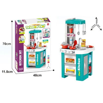 Детска кухня с течаща вода и аксесоари – 70 см