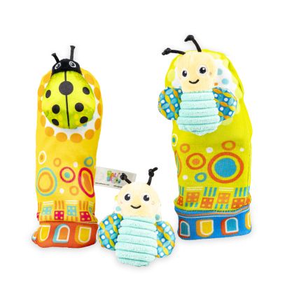 Дрънкалки чорапи Green Beetle Bee 82624