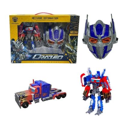 Трансформиращ се робот Optimus Prime с камион и маска – вдъхновен от легендарен герой