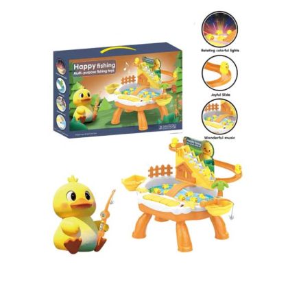 Комплект детски риболовен – Мултифункционална масичка с пате и водни тътечки