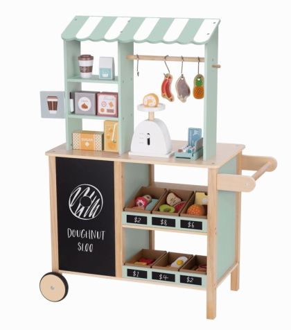 Дървен магазин  с аксесоари TJ427