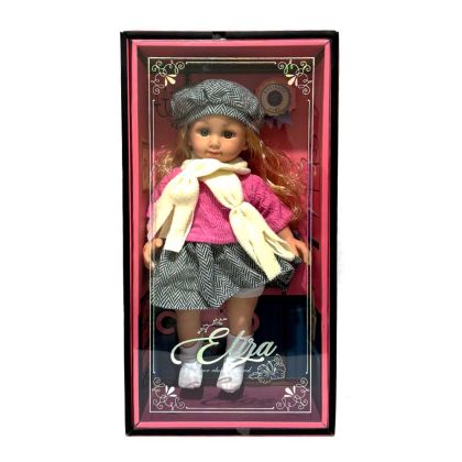 Детска кукла Eliza с шапка и шал – 35 см