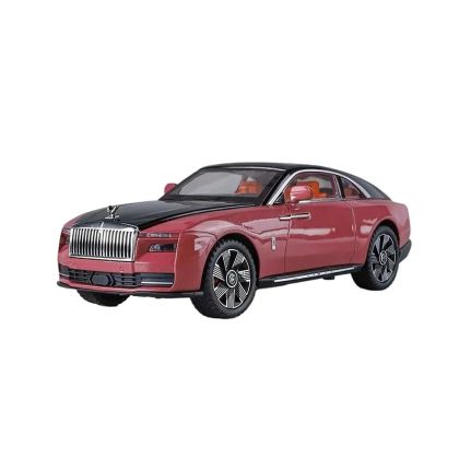 Метален модел Rolls-Royce Ghost 1:24 – розов с черен покрив, Без опаковка