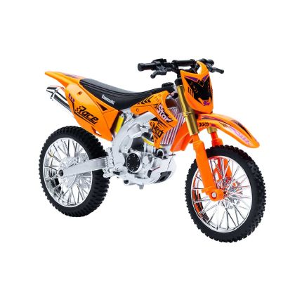 Метален кросов мотор, 1:10, Off-Road, Оранжев, Детайлен модел