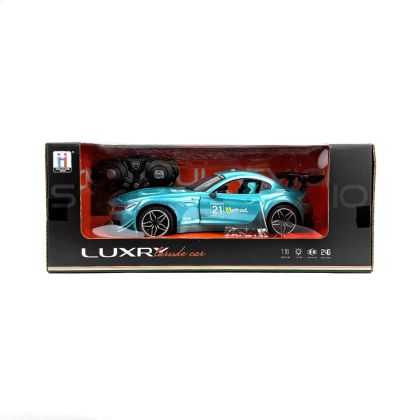 Спортна кола 1:16, BMW, Син, с дистанционно, светлини и отварящи се врати