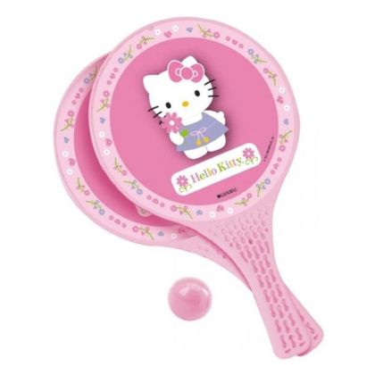 Комплект от 2 ракети и топче за игра - Hello Kitty