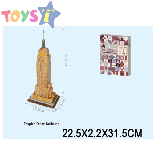 3D пъзел  за сглобяване Емпайър Стейт Билдинг (Empire State Building)