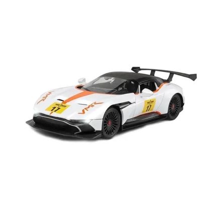 Метална кола Aston Martin Valkyrie AMR Pro 1:22, бяла