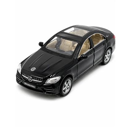 Метален автомобил Mercedes-Benz C-Class, 1:32, Черен, Без опаковка