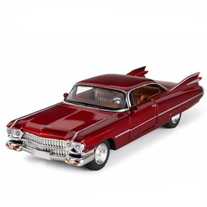 Метален автомобил Cadillac Eldorado 1959, 1:24, Червен, Без индивидуална опаковка
