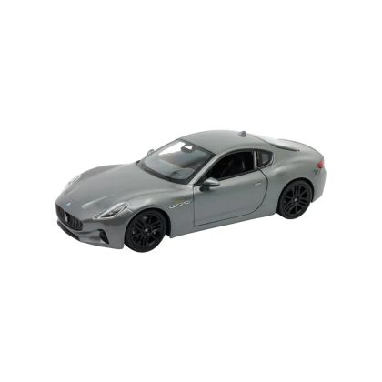Метална кола Maserati GranTurismo Folgore Welly, 1:24, сив