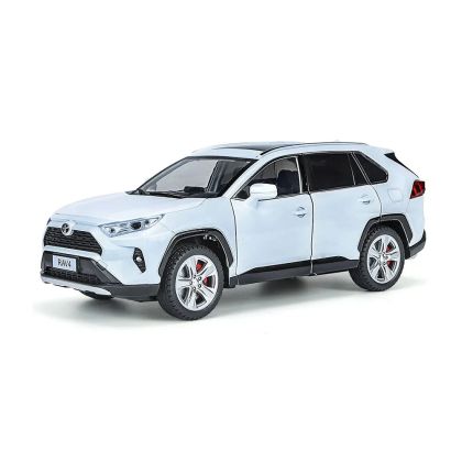 Метална кола Toyota RAV4, 1:24, бял