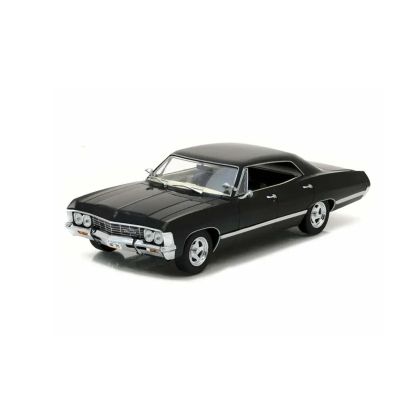 Метална кола Chevrolet Impala Sport Sedan 1967, Черна, 1:24, GreenLight 