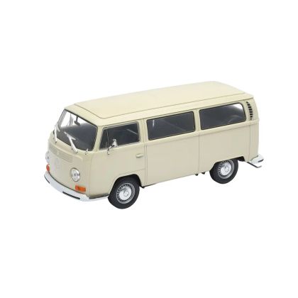 Метален бус Volkswagen Bus T2 1972, 1:24, Кремав, Welly 