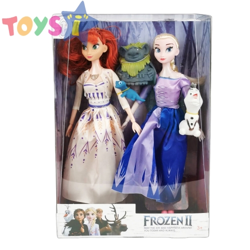 Комплект кукли Анна и Елза, Замръзналото Кралство, Frozen 2