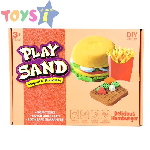 Комплект кинетичен пясък, хамбургер