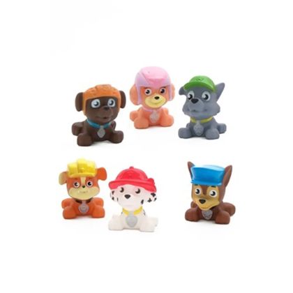 Гумени играчки за баня Пес Патрул – 6 кученца