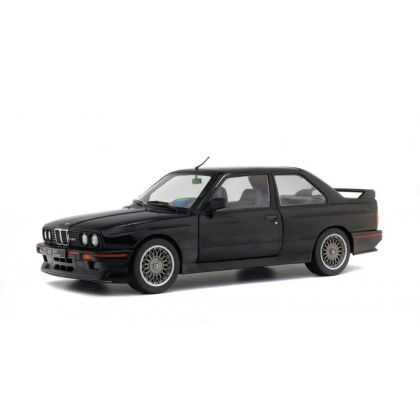 Метална кола BMW M3 E30 Sport Evolution 1:18 – черна, Solido