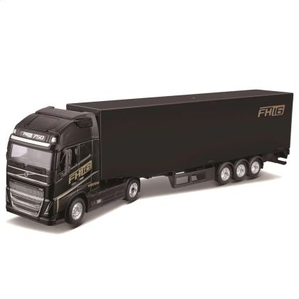 Метален камион Volvo FH16 750 с ремарке 1:43 – Bburago