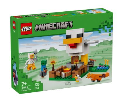 LEGO Minecraft 21585 – Ферма за пилета, 233 части