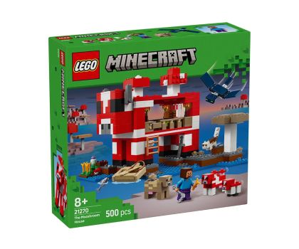 LEGO Minecraft 21270 – Къщата на Муухоморка, 500 части