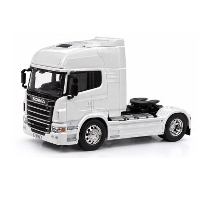 Метален камион влекач Scania V8 R730, 1:32, Бял– Welly