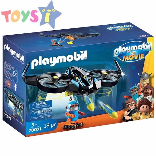 Детски конструктор Playmobil, Роботитрон с дрон