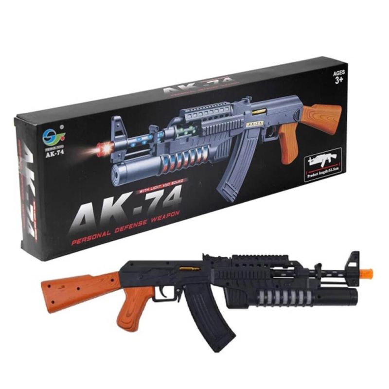 Детски автомат, Звук, Светлини, АК-47 - toysi.bg