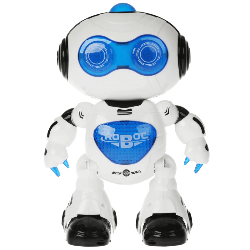 Детски робот, С дистанционно, Звуци, Светлини, Бял — Toysi.bg