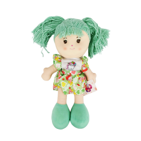 Мека кукла, зелена