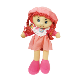 Мека кукла с розови плитки
