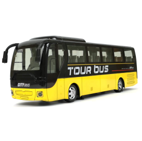 Детски автобус с дистанционно управление, Tour bus, жълт