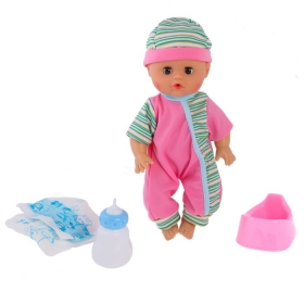 Kукла бебе на български език с аксесоари